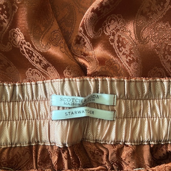Scotch & Soda Rust Straight Leg Pants - Picture 4 of 5